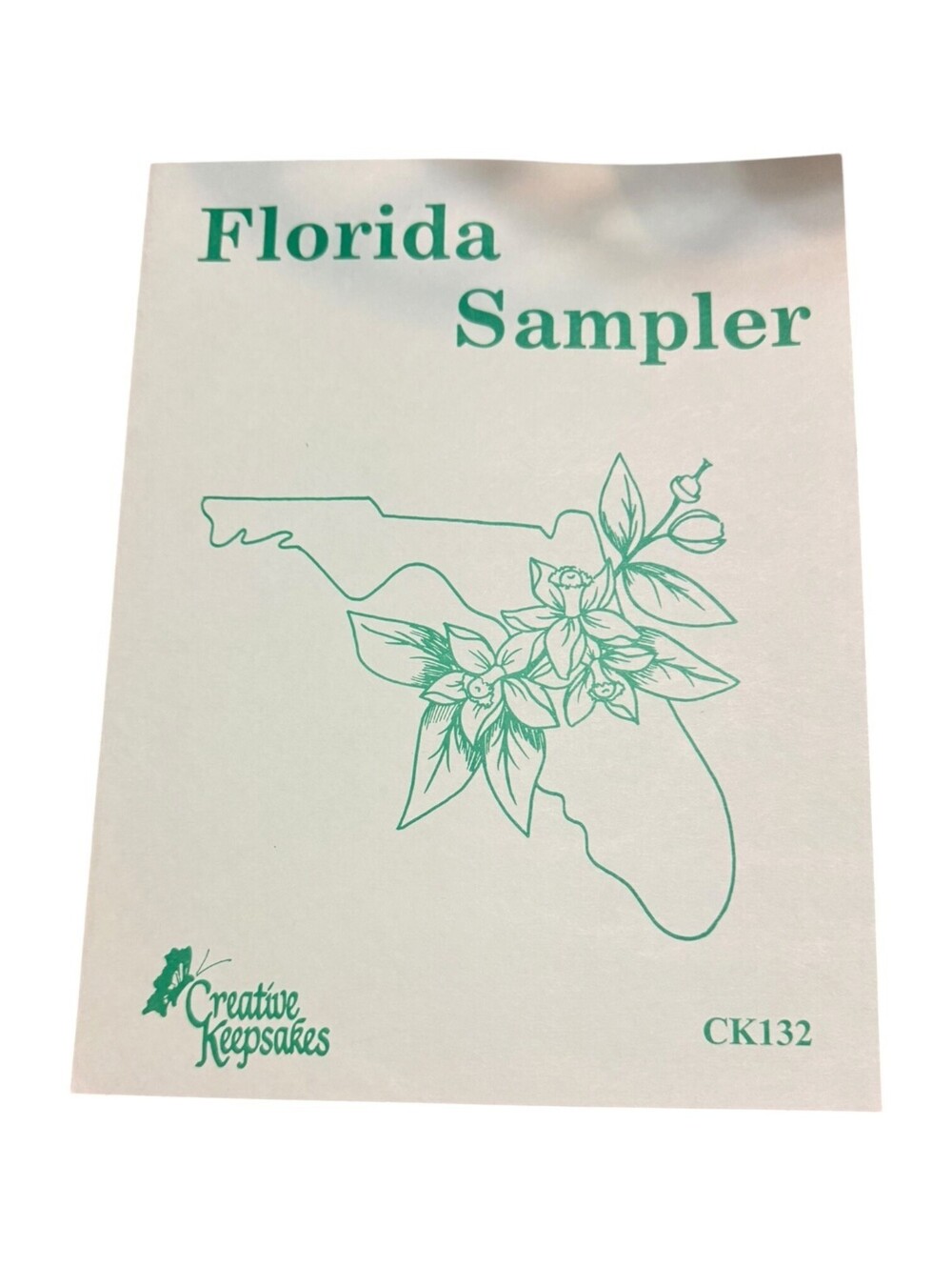 Creative Keepsakes Florida Sampler Cross Stitch Pattern CK132
